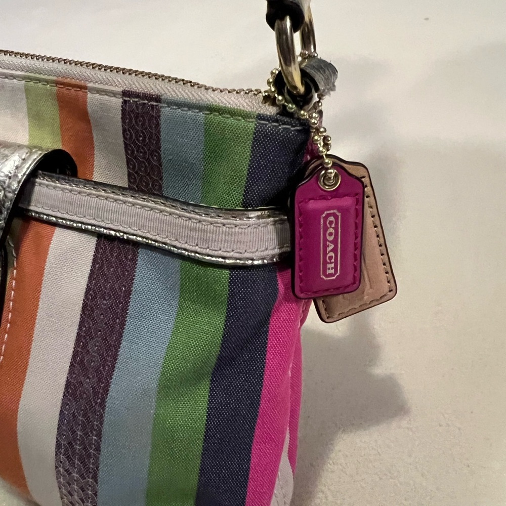 Coach 65th Anniversary Edition Legacy Striped Crossbody Bag with Wallet Set - Picture 6 of 16